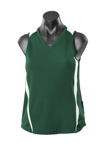 BOTTLE/WHITE - Eureka Lady Singlets