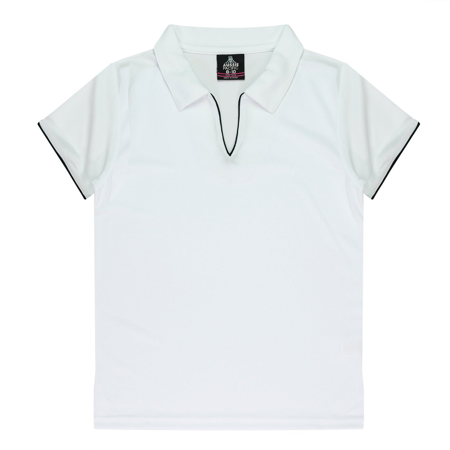 WHITE/NAVY - Yarra Lady Polos