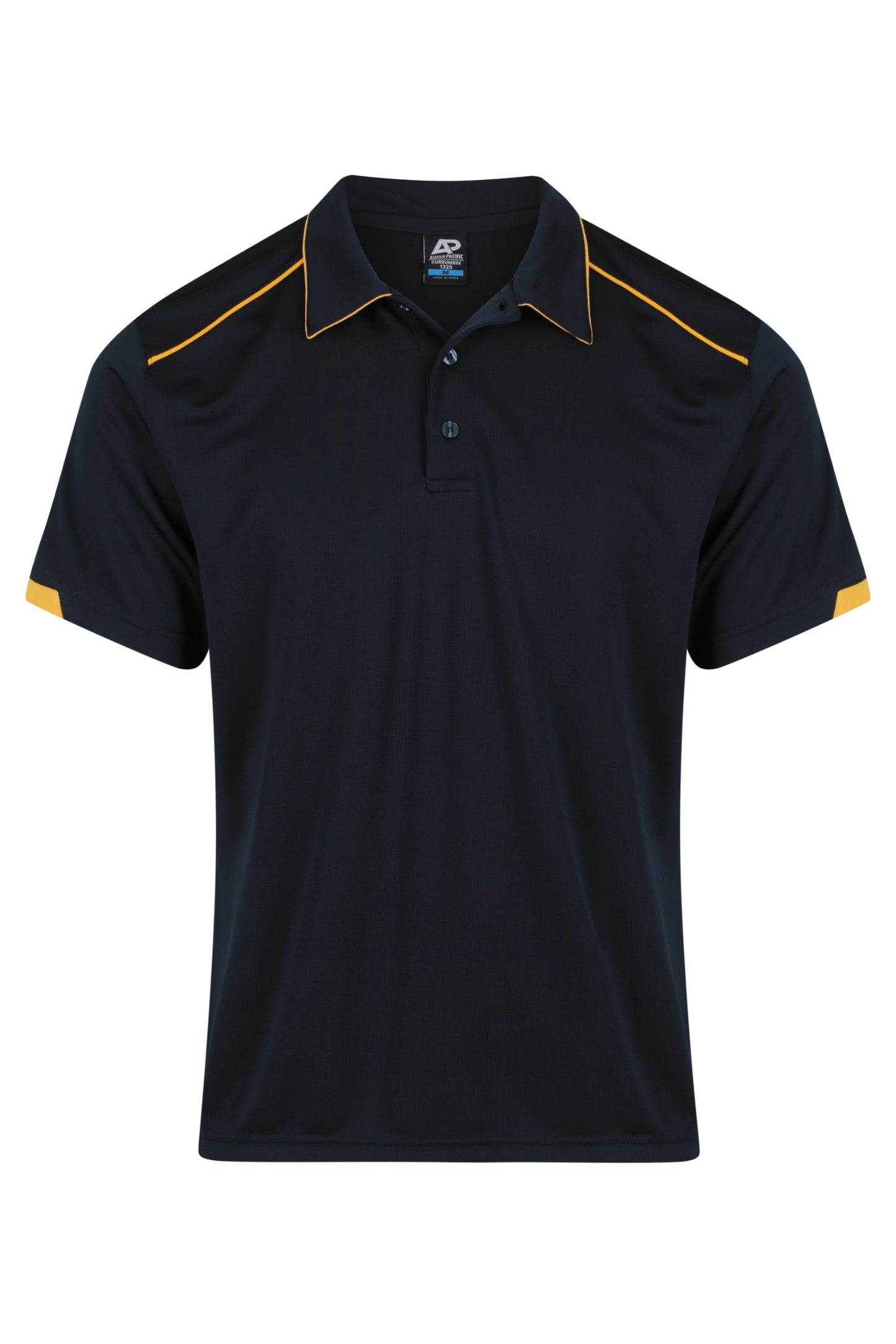 NAVY/GOLD - Currumbin Mens Polos