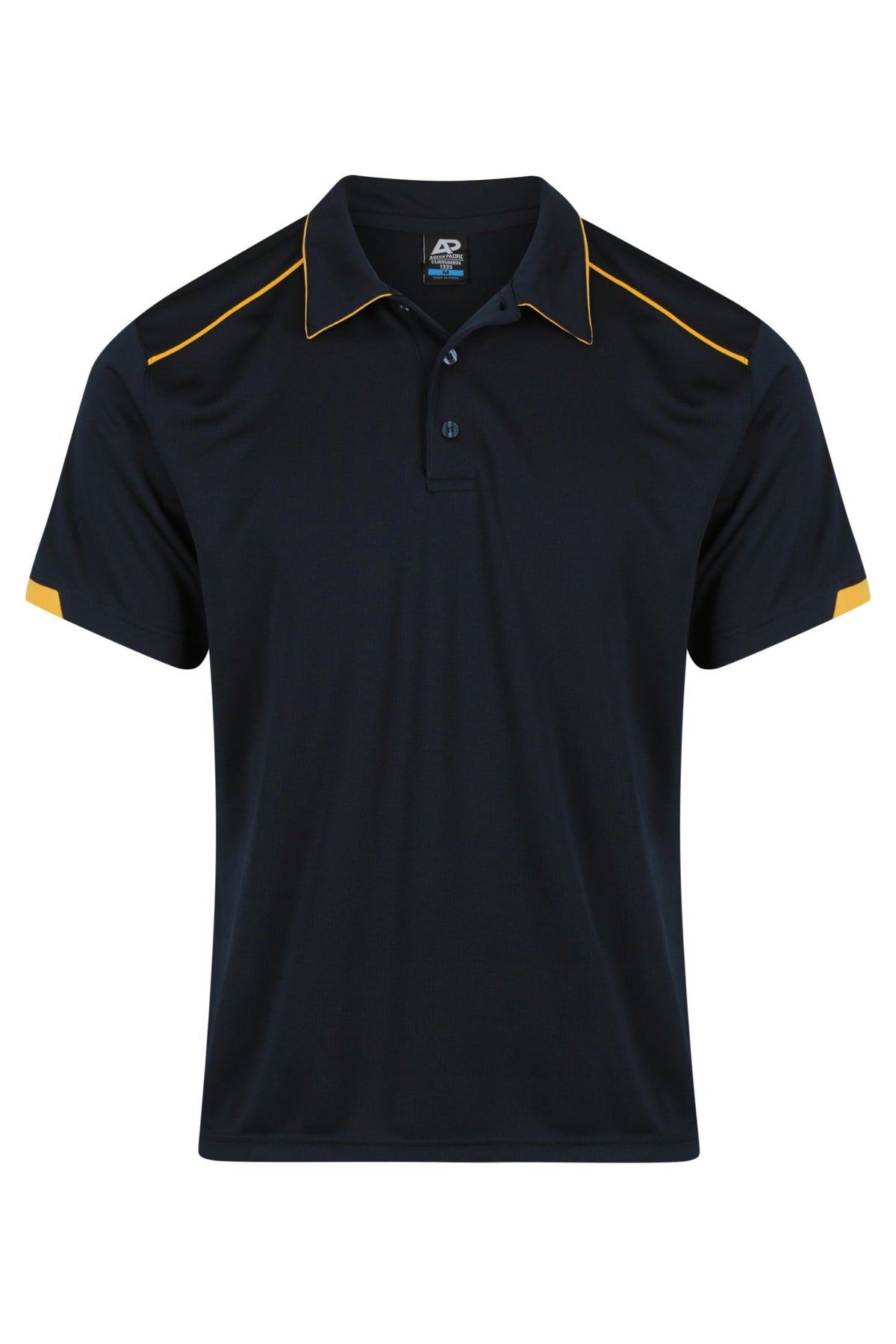 NAVY/GOLD - Currumbin Mens Polos