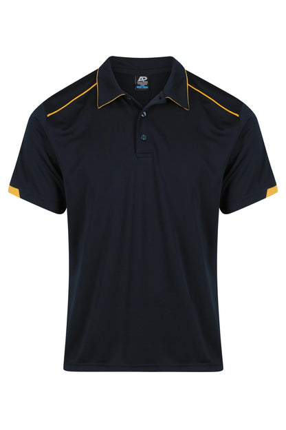 NAVY/GOLD - Currumbin Mens Polos