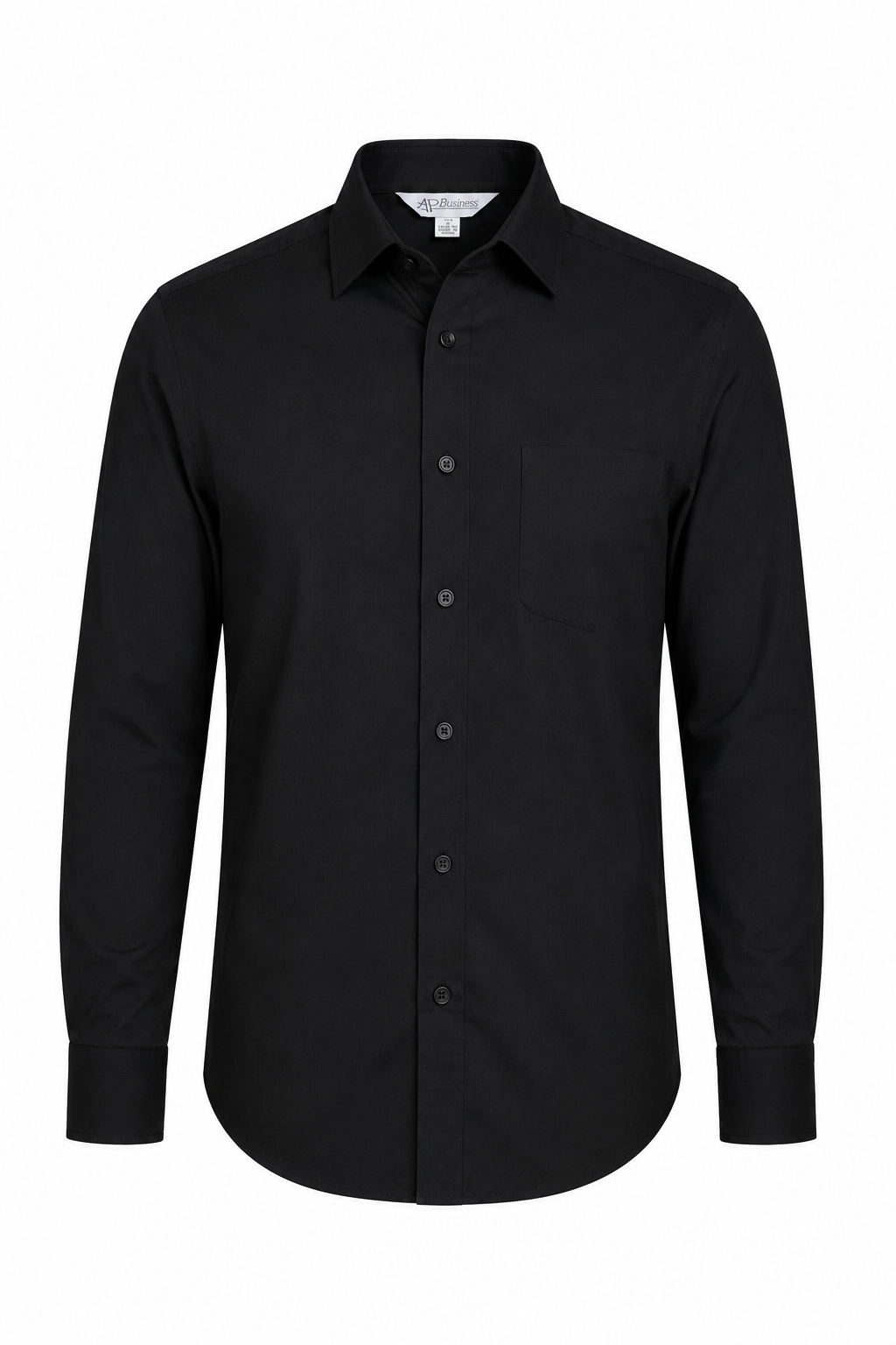 Black - Mosman Mens Shirt Long Sleeve