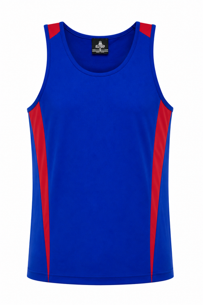 ROYAL/RED - Eureka Mens Singlets