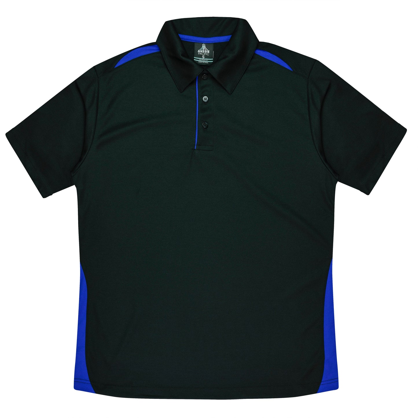 BLACK/ROYAL - Paterson Kids Polos