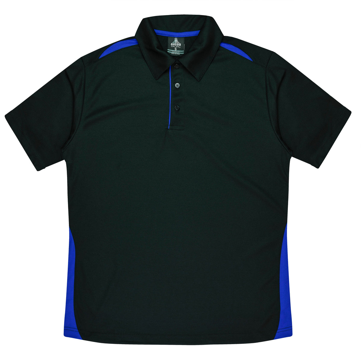 BLACK/ROYAL - Paterson Kids Polos