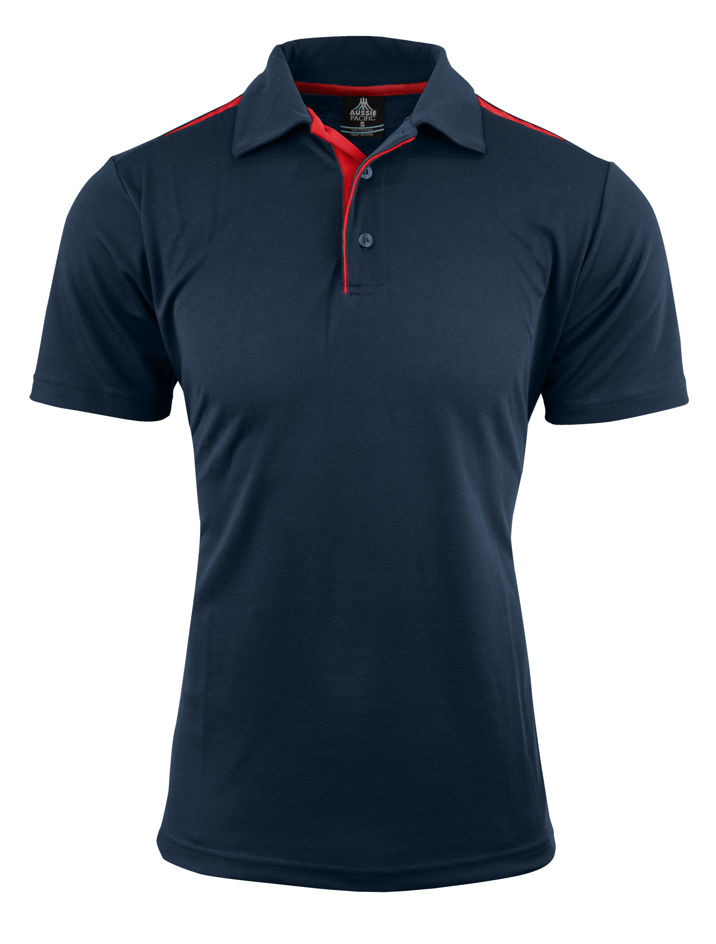 NAVY/RED - Paterson Mens Polos