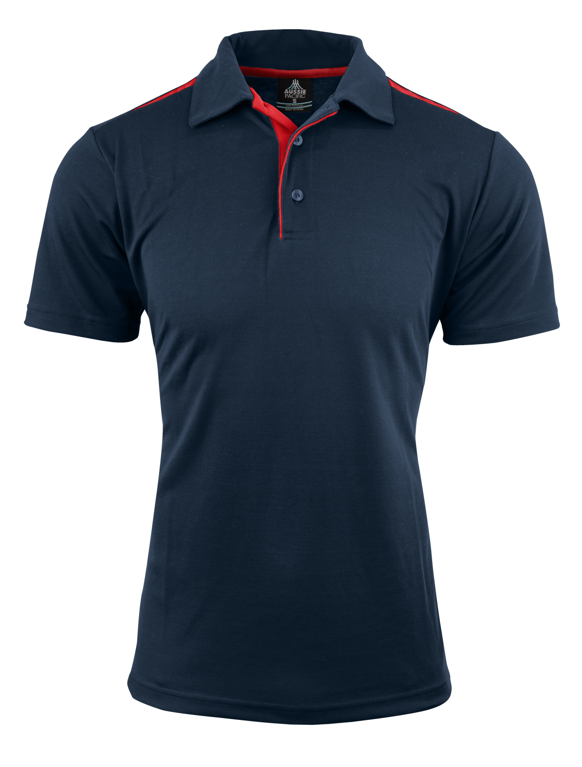 NAVY/RED - Paterson Mens Polos