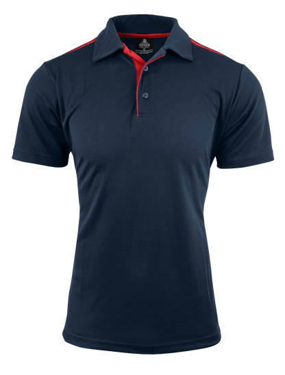 NAVY/RED - Paterson Mens Polos