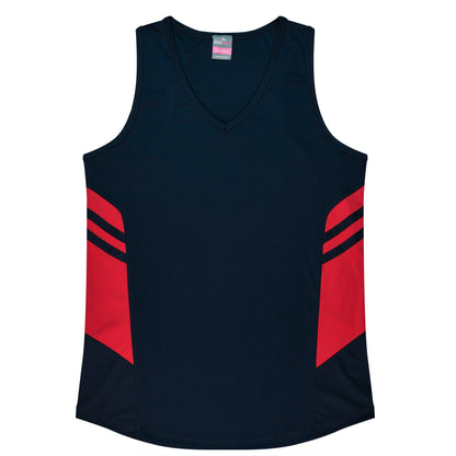 NAVY/RED - Tasman Lady Singlets