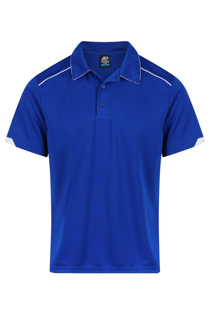 ROYAL/WHITE - Currumbin Mens Polos