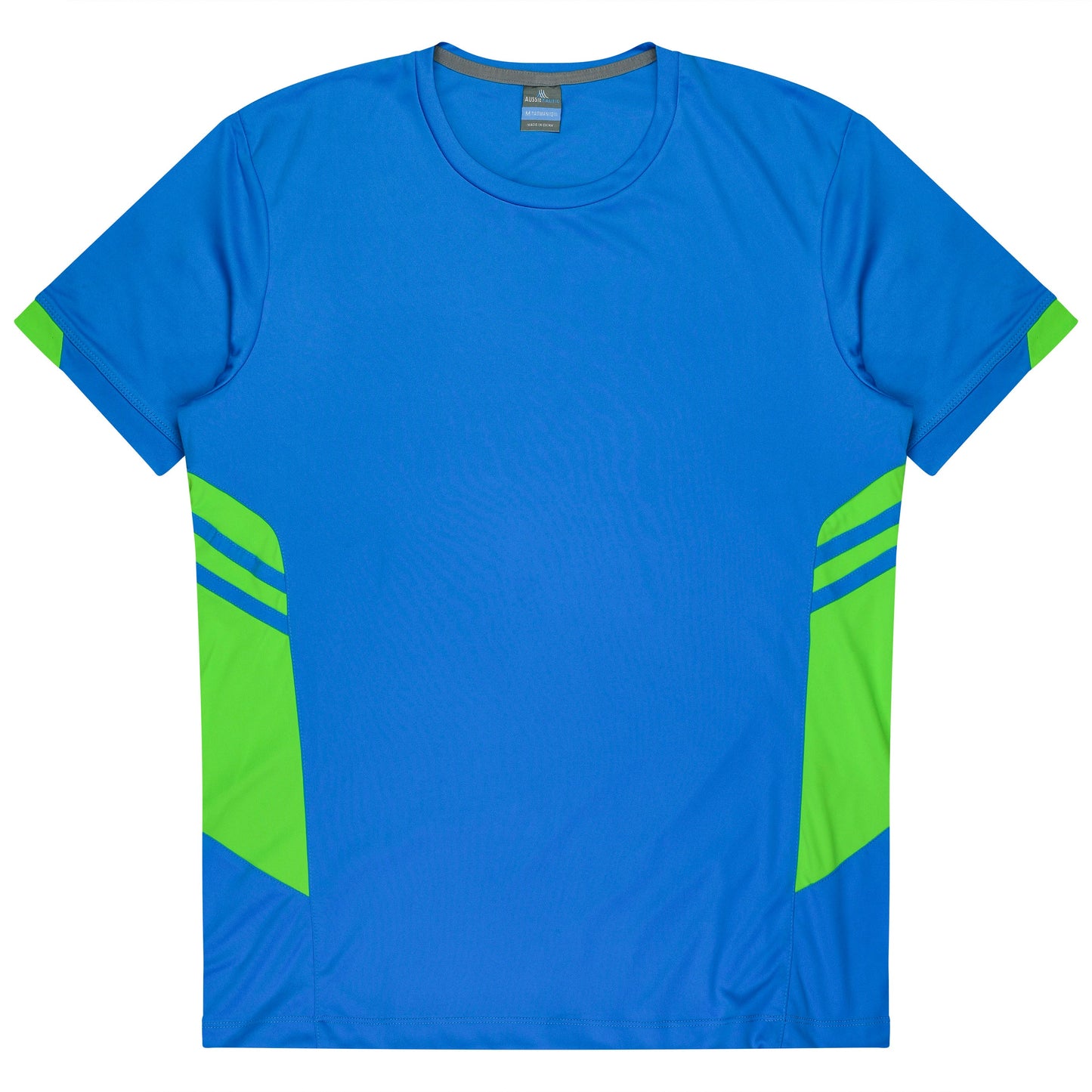 CYAN/NEON GREEN - Tasman Mens Tees