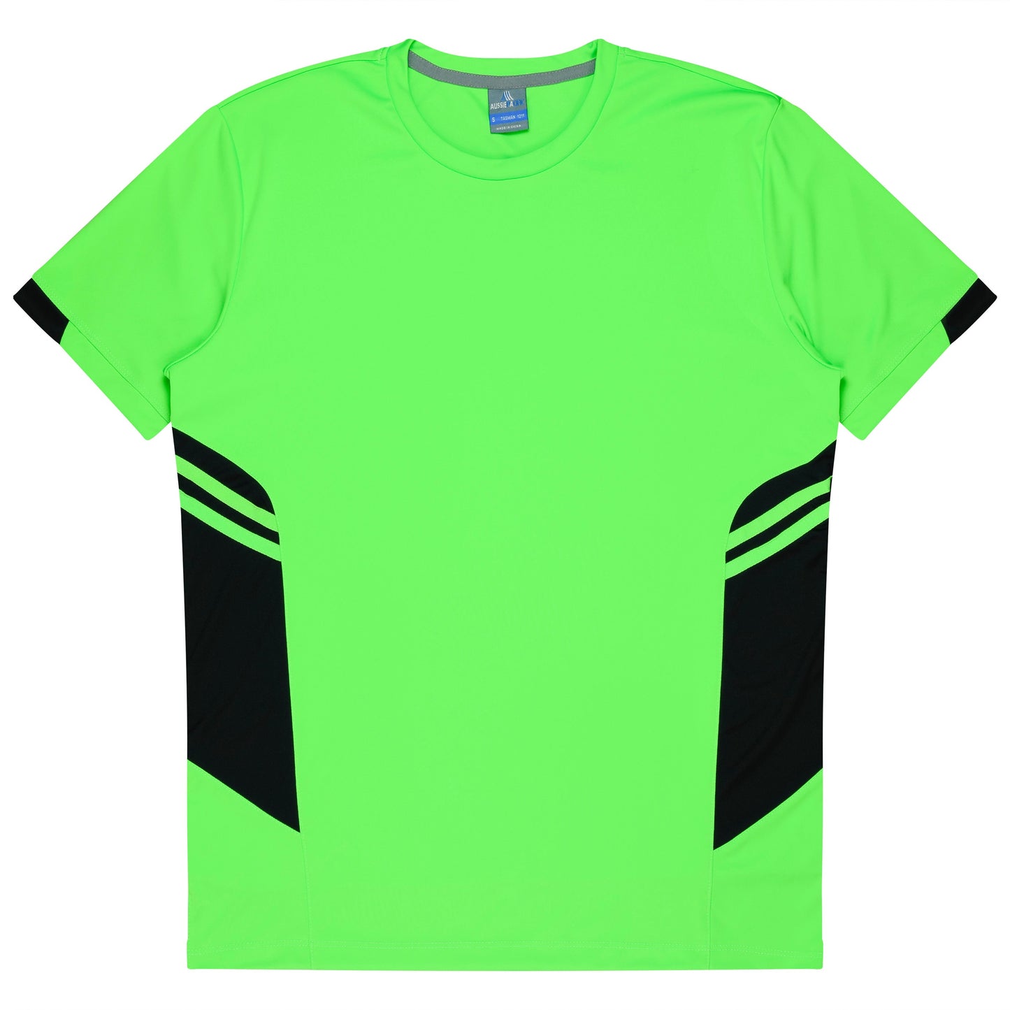 NEON GREEN/BLACK - Tasman Kids Tees