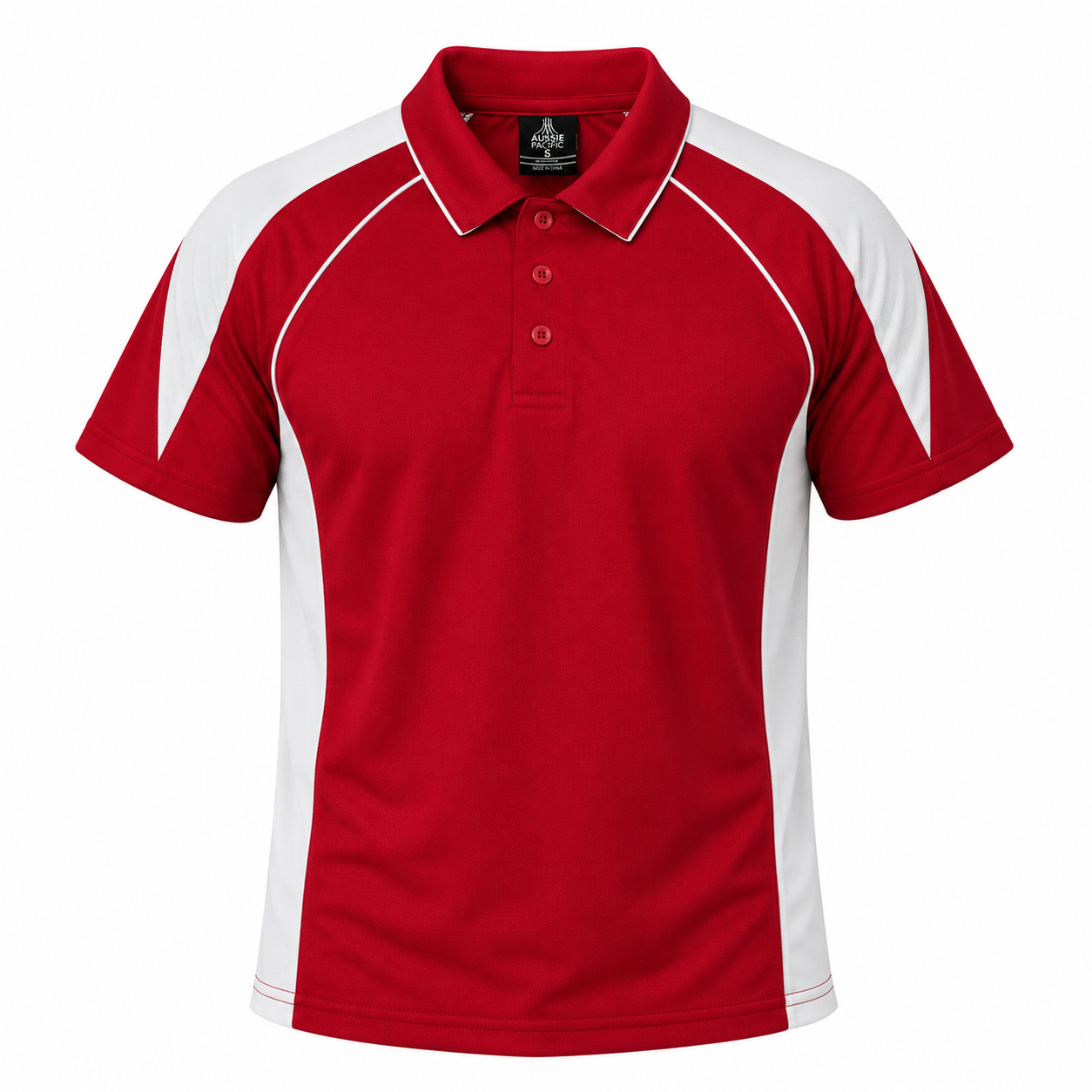 RED/WHITE - Premier Mens Polos