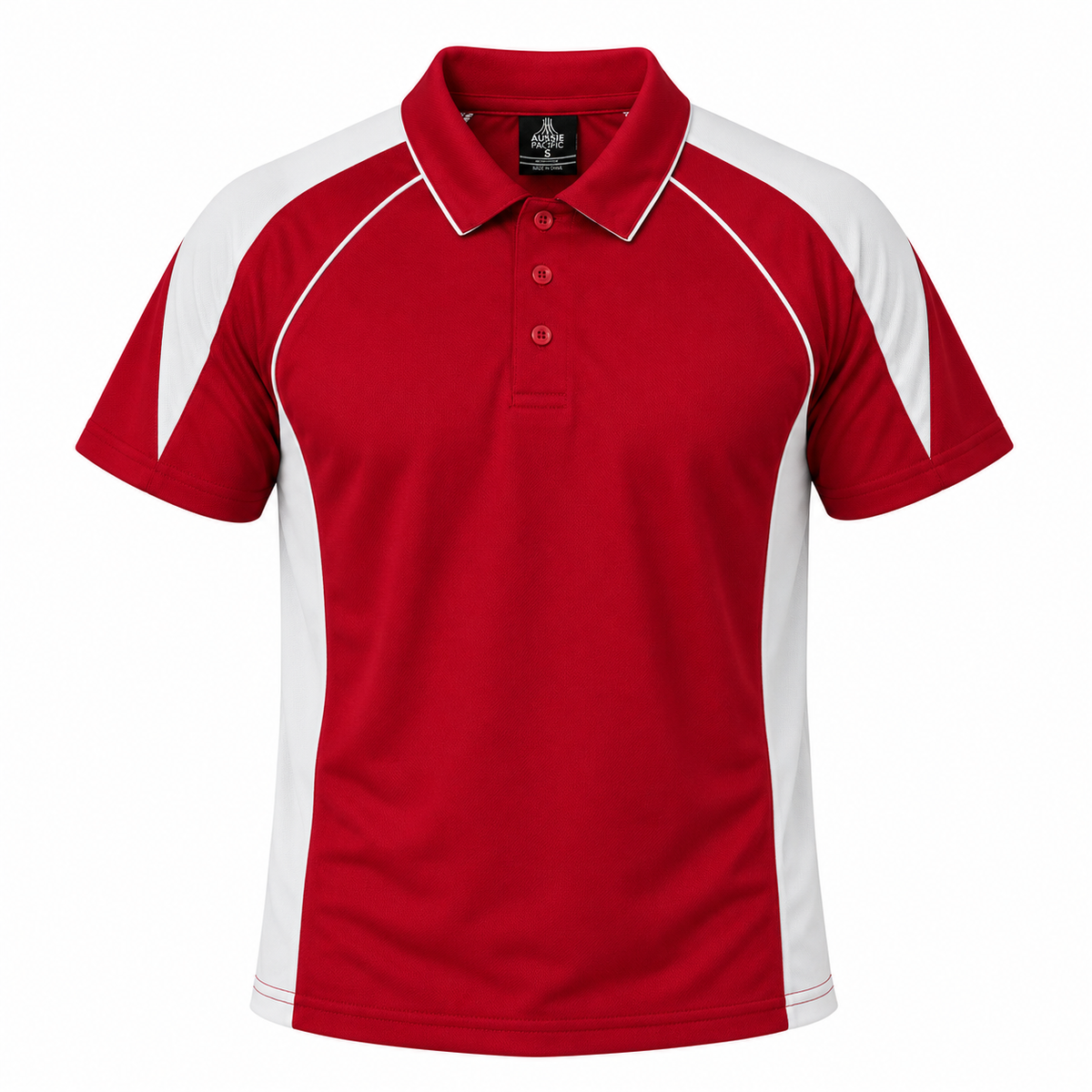 RED/WHITE - Premier Mens Polos