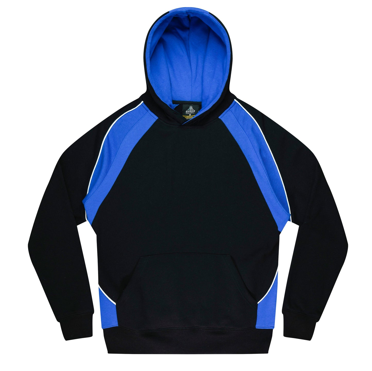 BLACK/ELECTRIC ROYAL/WHITE - Huxley Kids Hoodies