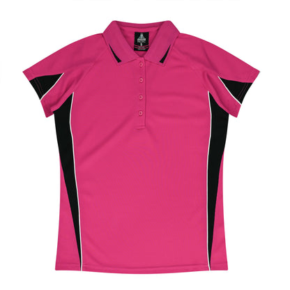 PINK/BLACK - Eureka Lady Polos
