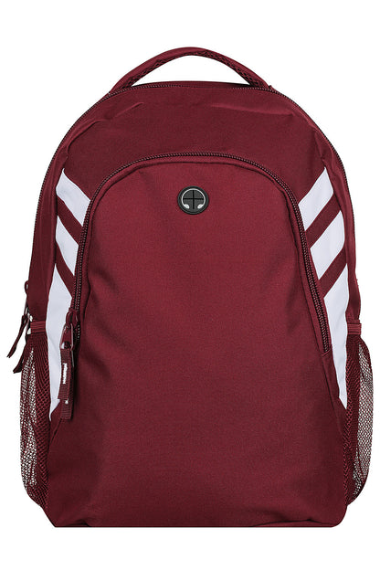 MAROON/WHITE - Tasman Backpack