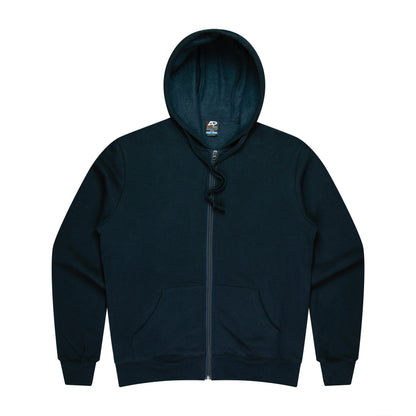 NAVY - Queenscliff Zip Mens Hoodies