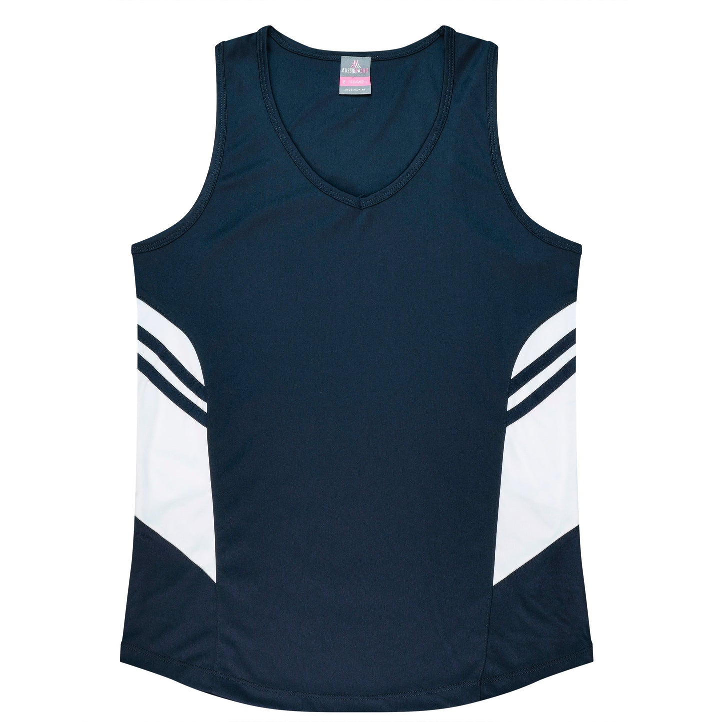 NAVY/WHITE - Tasman Lady Singlets