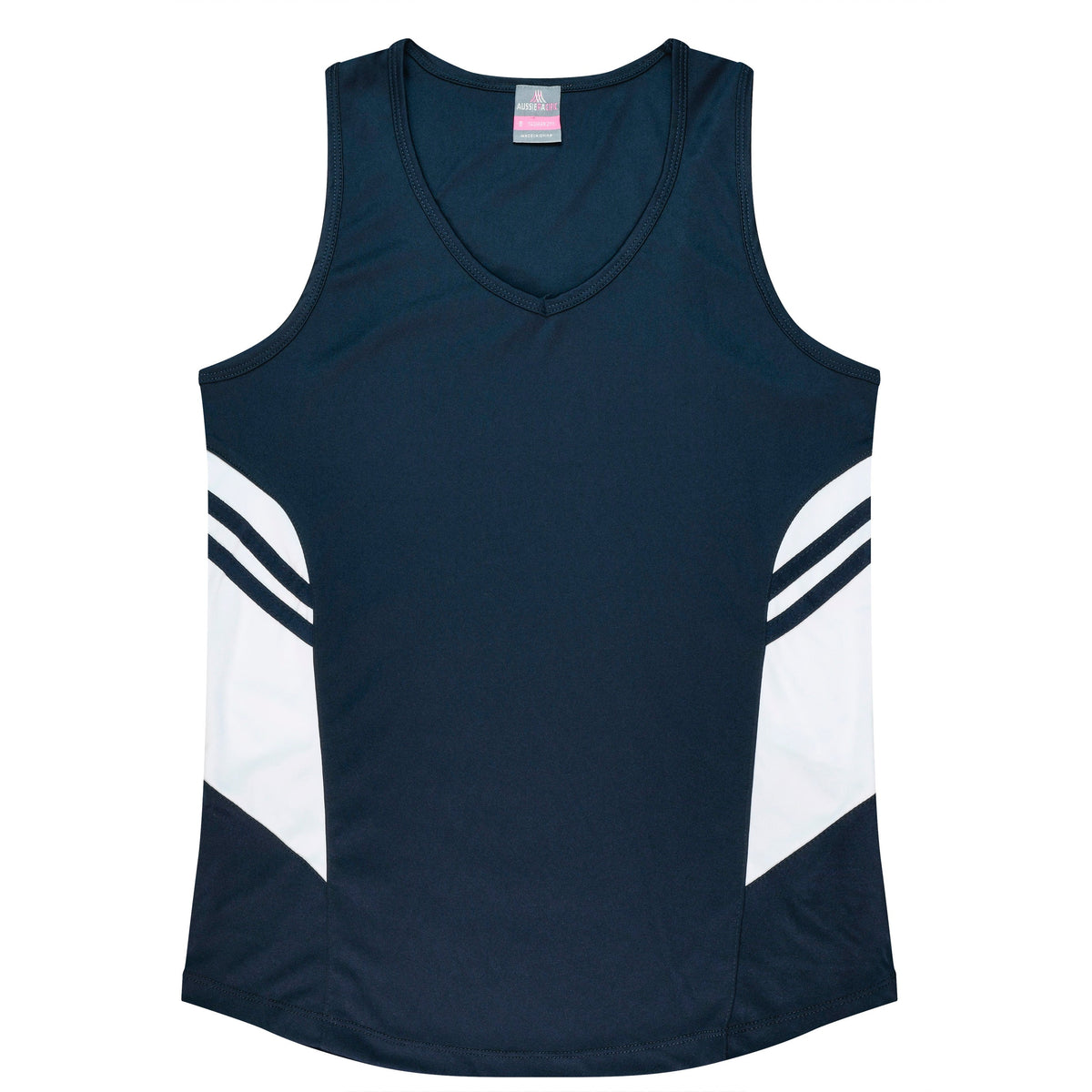 NAVY/WHITE - Tasman Lady Singlets