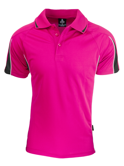 PINK/BLACK - Eureka Mens Polos