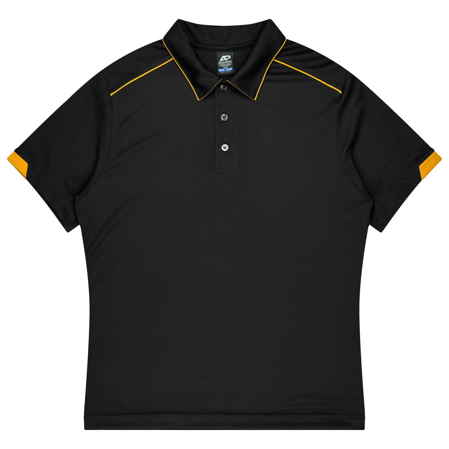 BLACK/GOLD - Currumbin Kids Polos