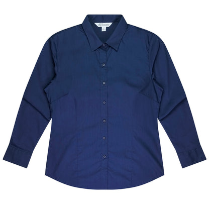 NAVY - Mosman Lady Shirt Long Sleeve