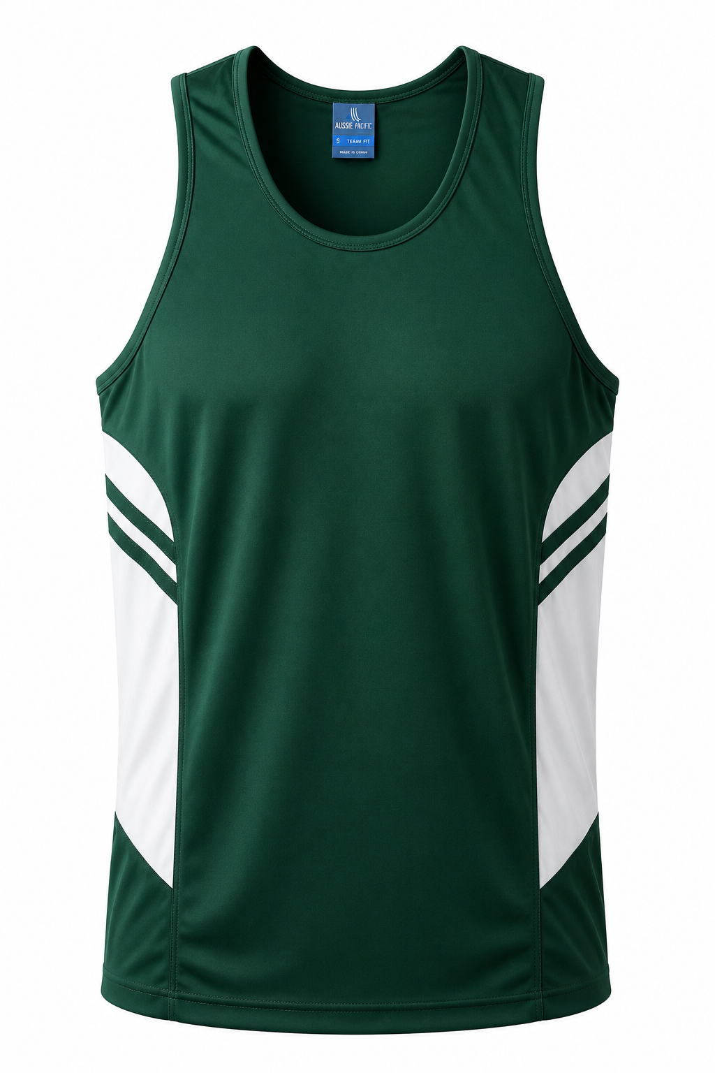 BOTTLE/WHITE - Tasman Mens Singlets