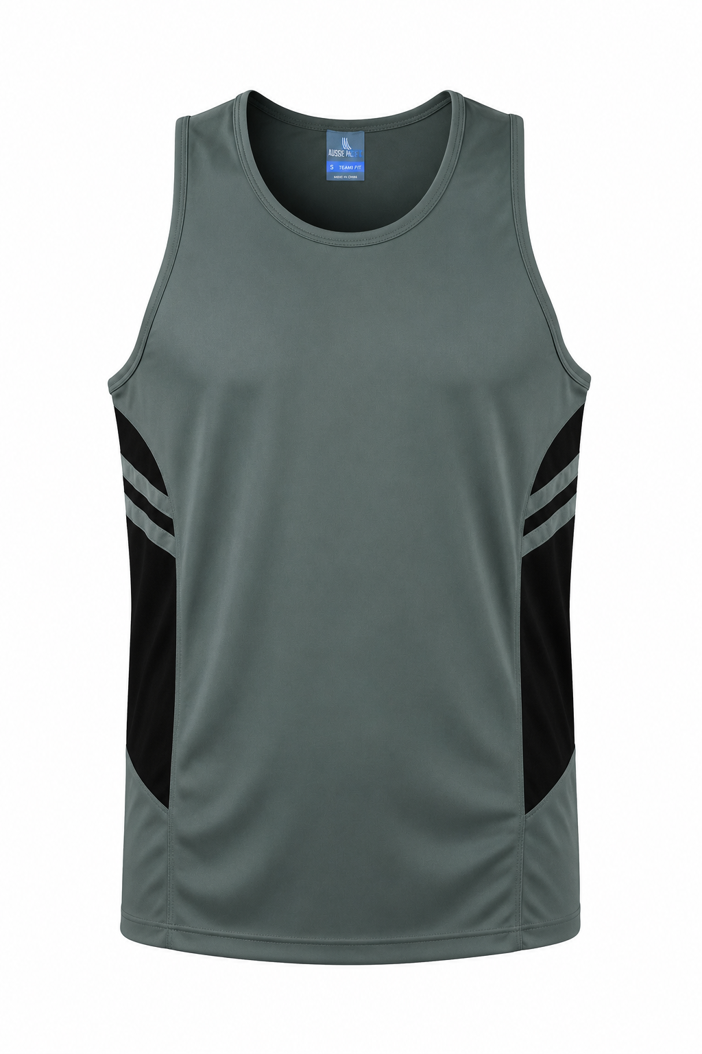 ASHE/BLACK - Tasman Mens Singlets