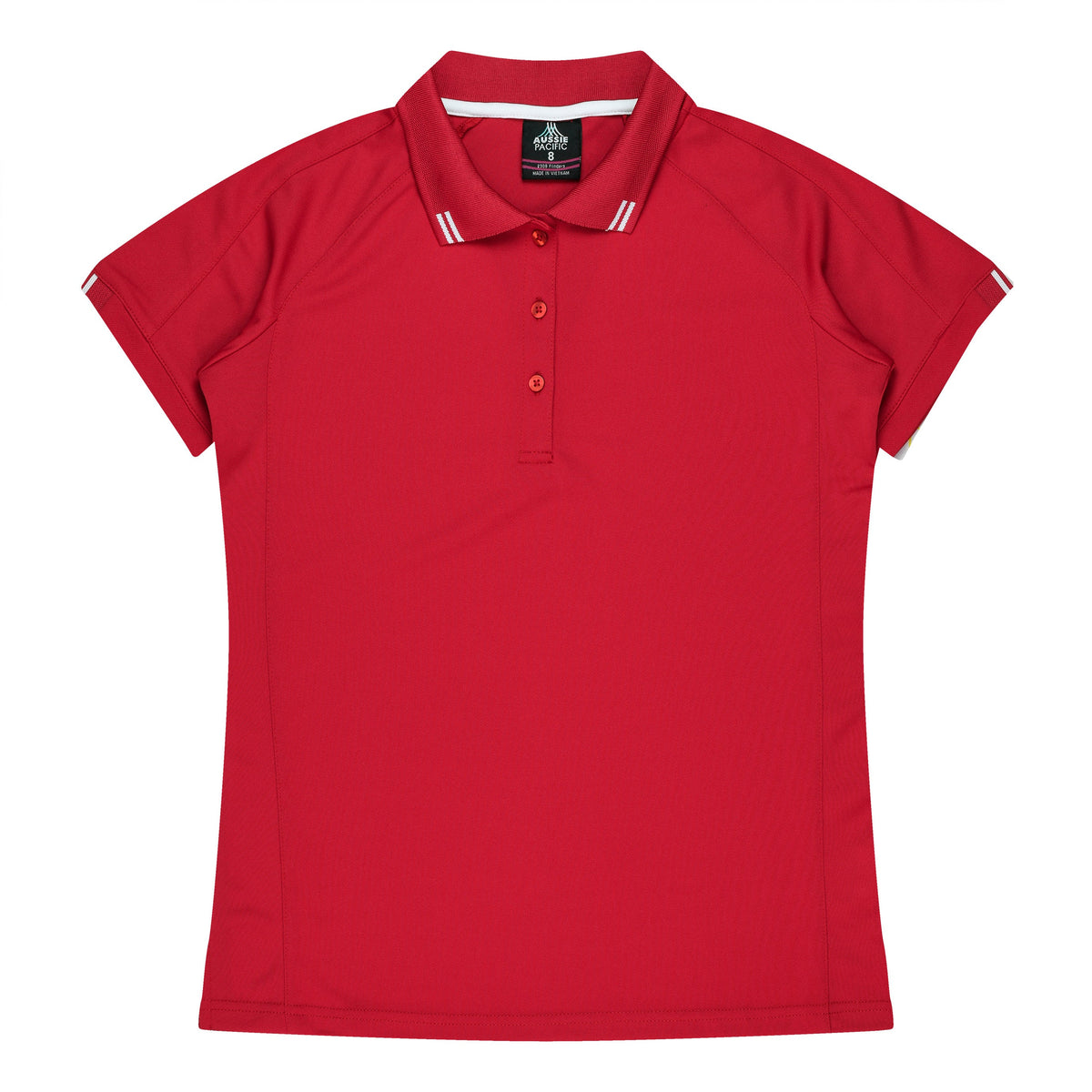 RED/WHITE - Flinders Lady Polos