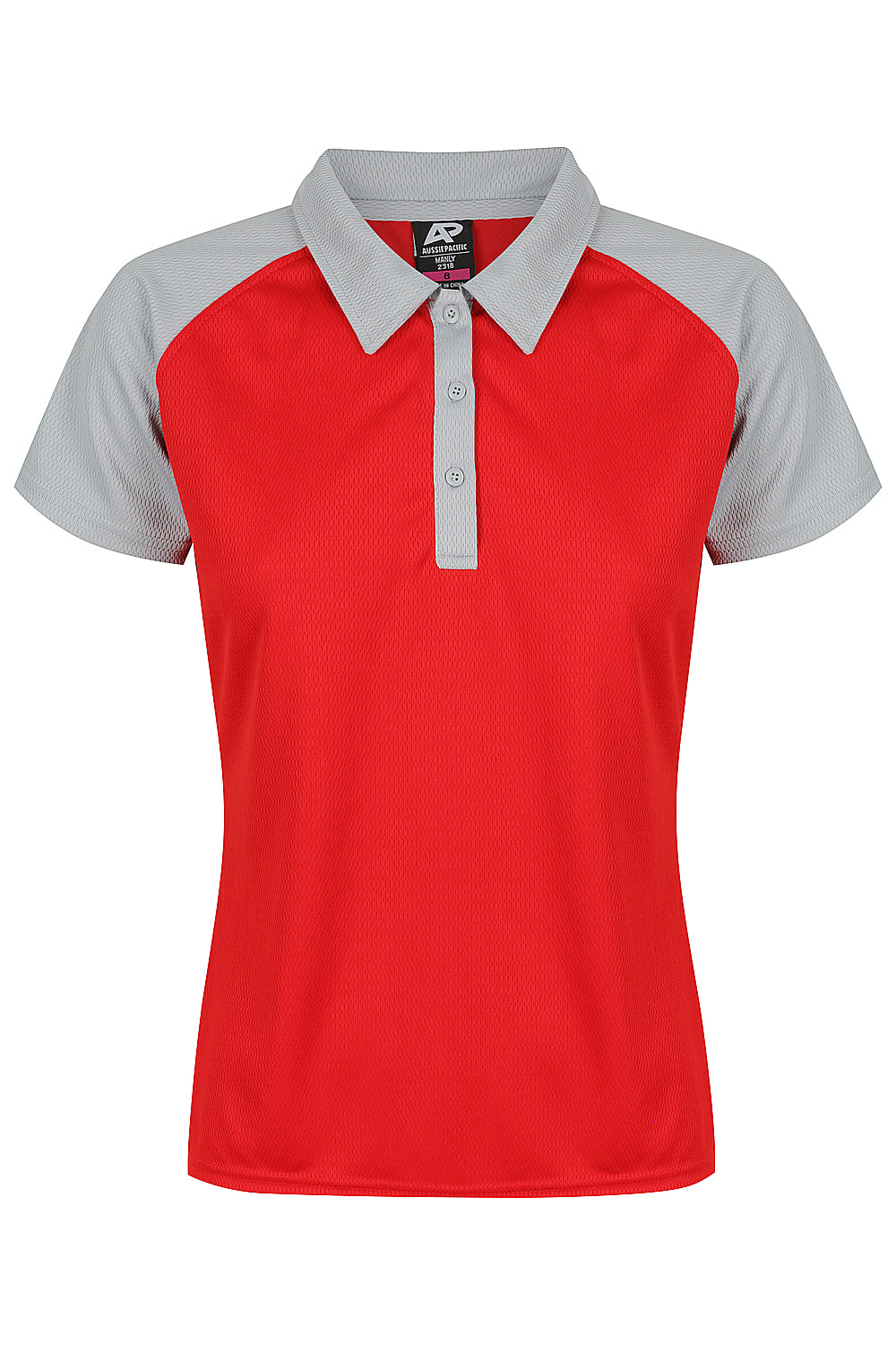 RED/SILVER - Manly Lady Polos