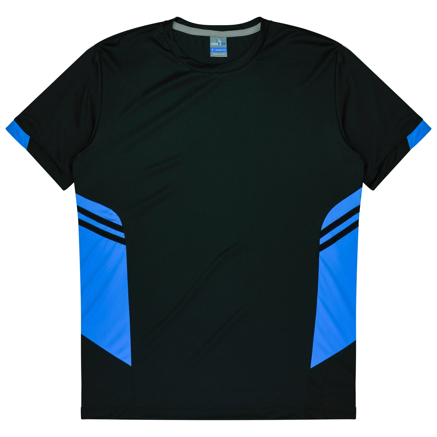 BLACK/CYAN - Tasman Mens Tees