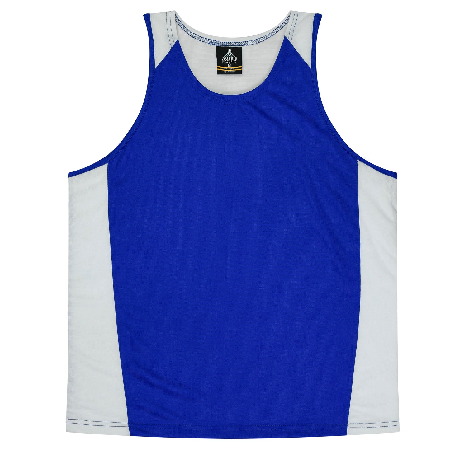 ROYAL/WHITE - Premier Kids Singlets