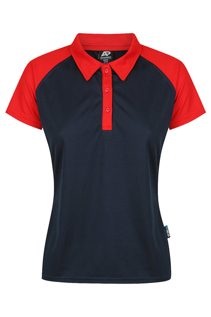 NAVY/RED - Manly Lady Polos