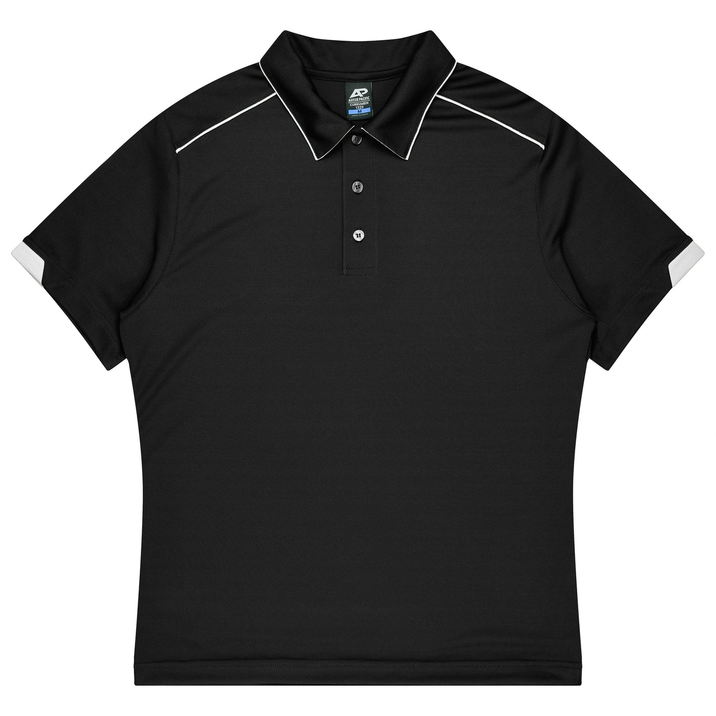 BLACK/WHITE - Currumbin Kids Polos
