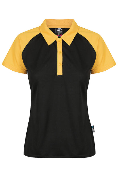 BLACK/GOLD - Manly Lady Polos