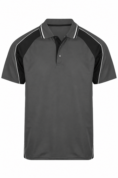 SLATE/BLACK/WHITE - Panorama Kids Polos