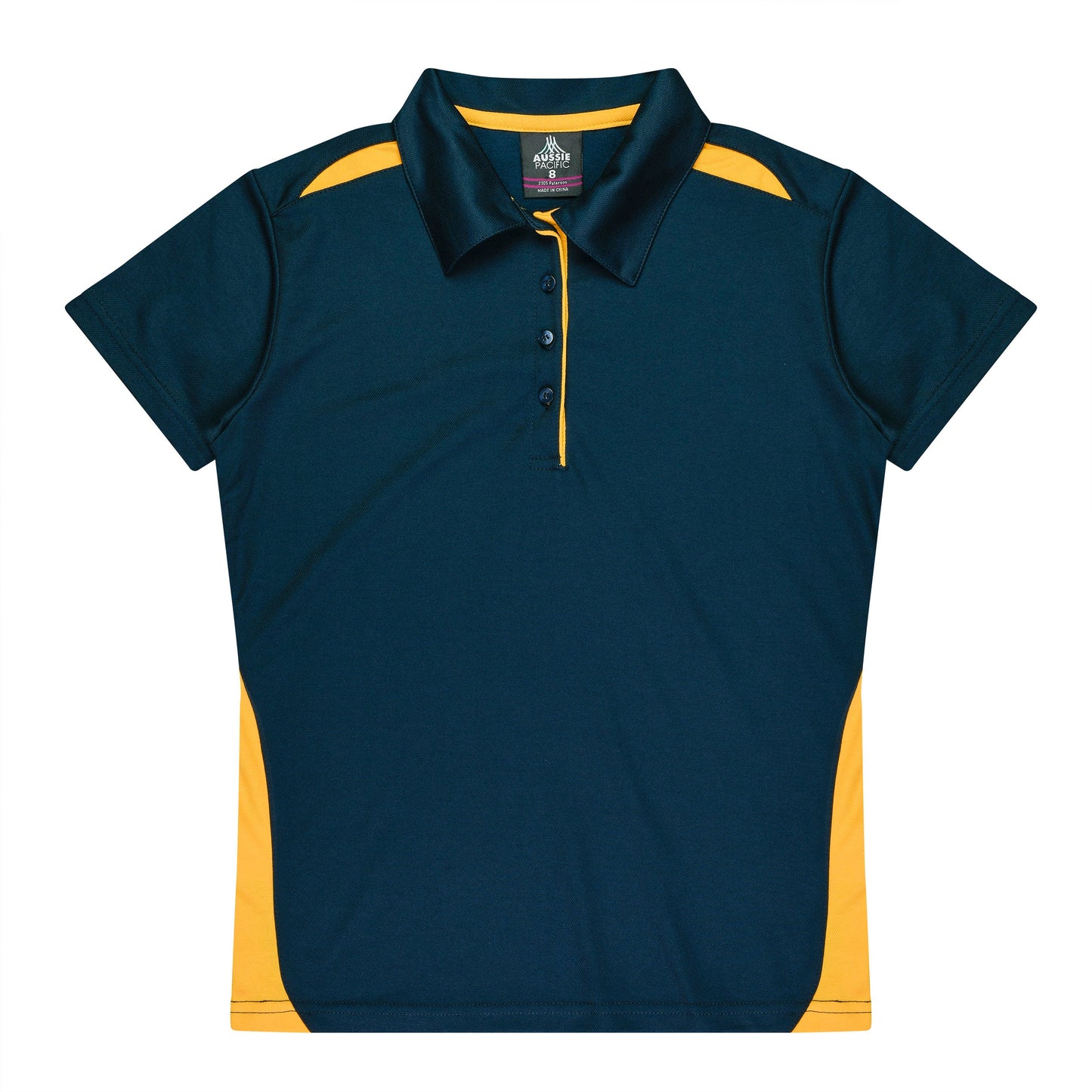 NAVY/GOLD - Paterson Lady Polos