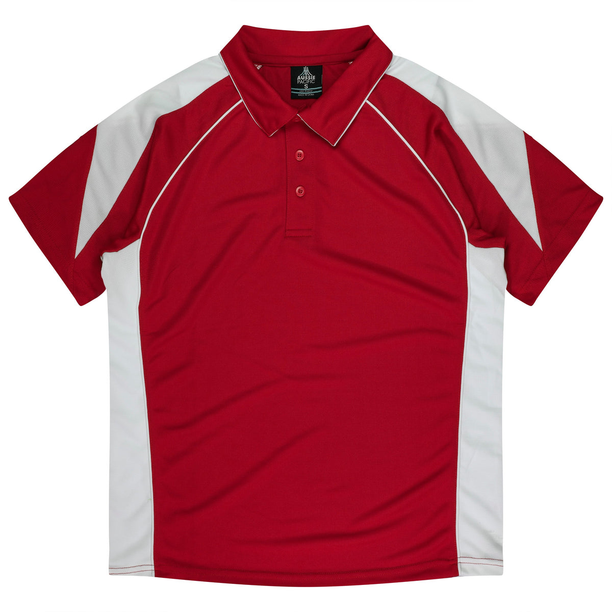 RED/WHITE - Premier Kids Polos