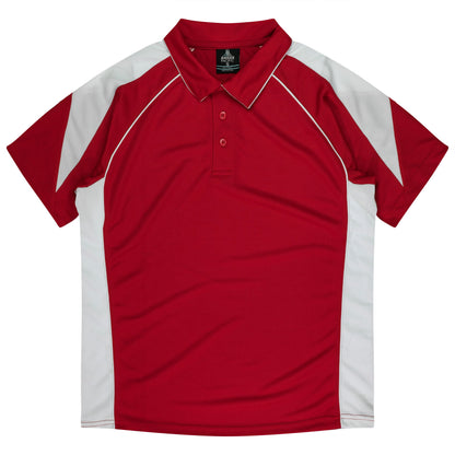 RED/WHITE - Premier Kids Polos