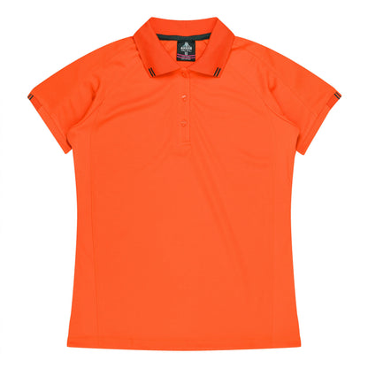 ORANGE/SLATE - Flinders Lady Polos