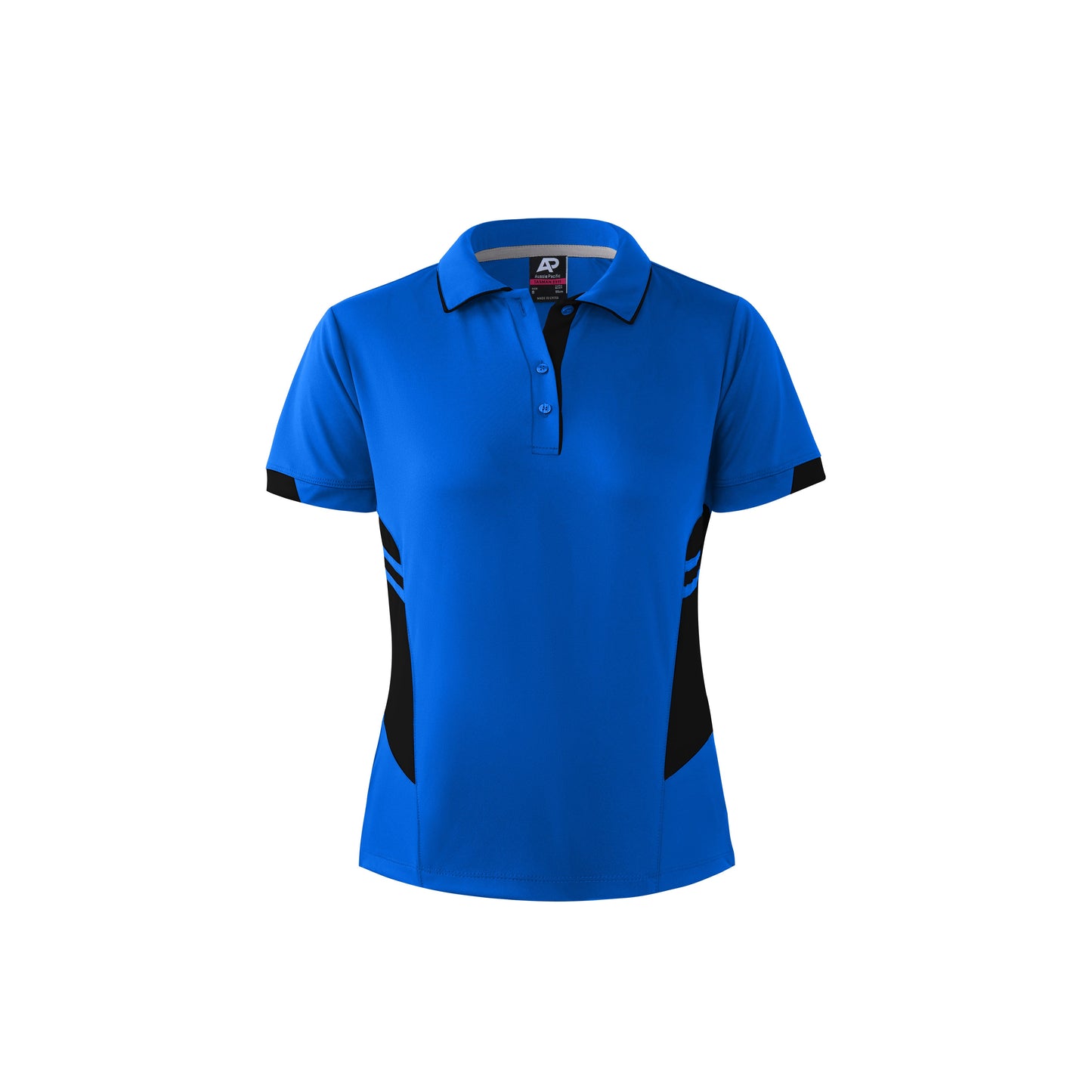 CYAN/BLACK - Tasman Lady Polos