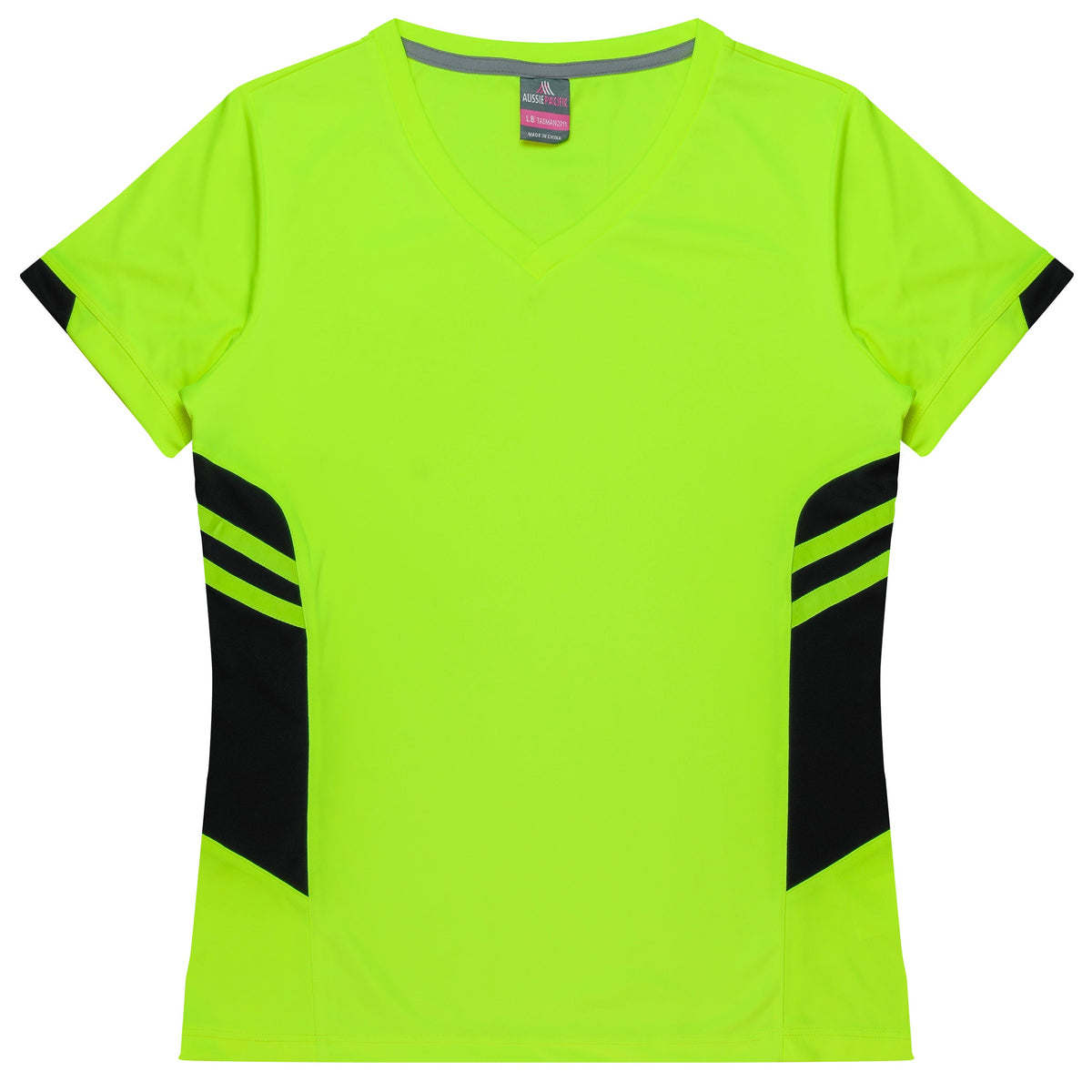 NEON YELLOW/BLACK - Tasman Lady Tees