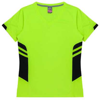 NEON YELLOW/BLACK - Tasman Lady Tees