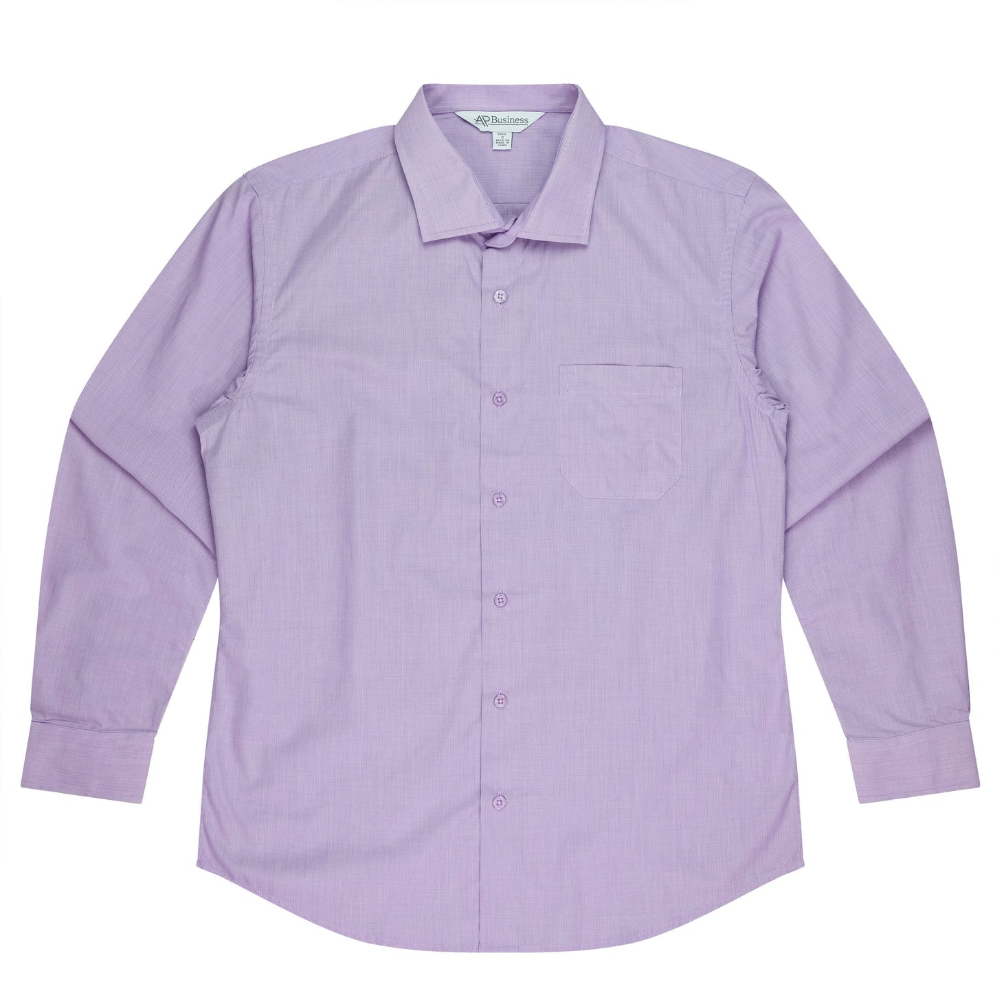 MAUVE - Grange Mens Shirt Long Sleeve