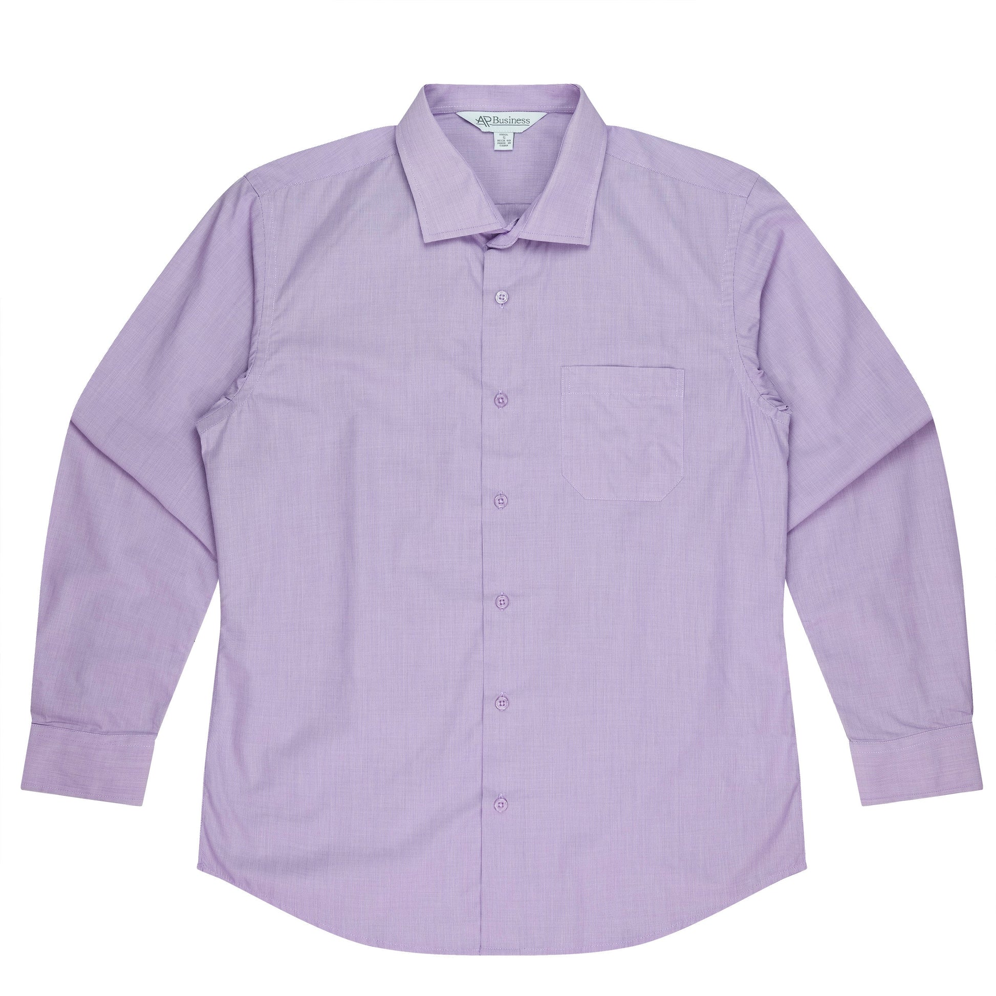 MAUVE - Grange Mens Shirt Long Sleeve