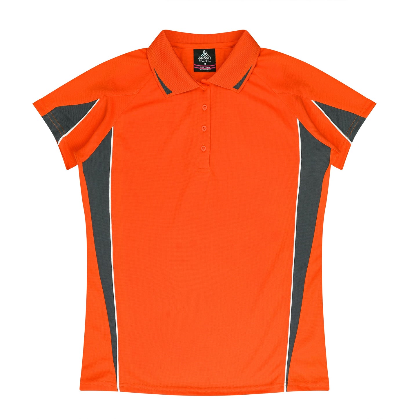 Orange/Charcoal - Eureka Lady Polos