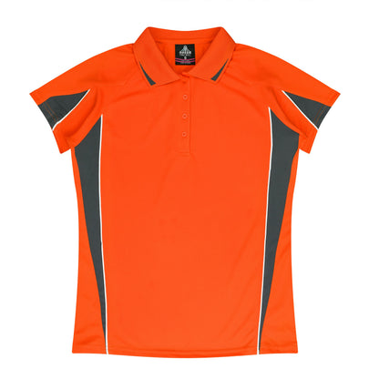 Orange/Charcoal - Eureka Lady Polos