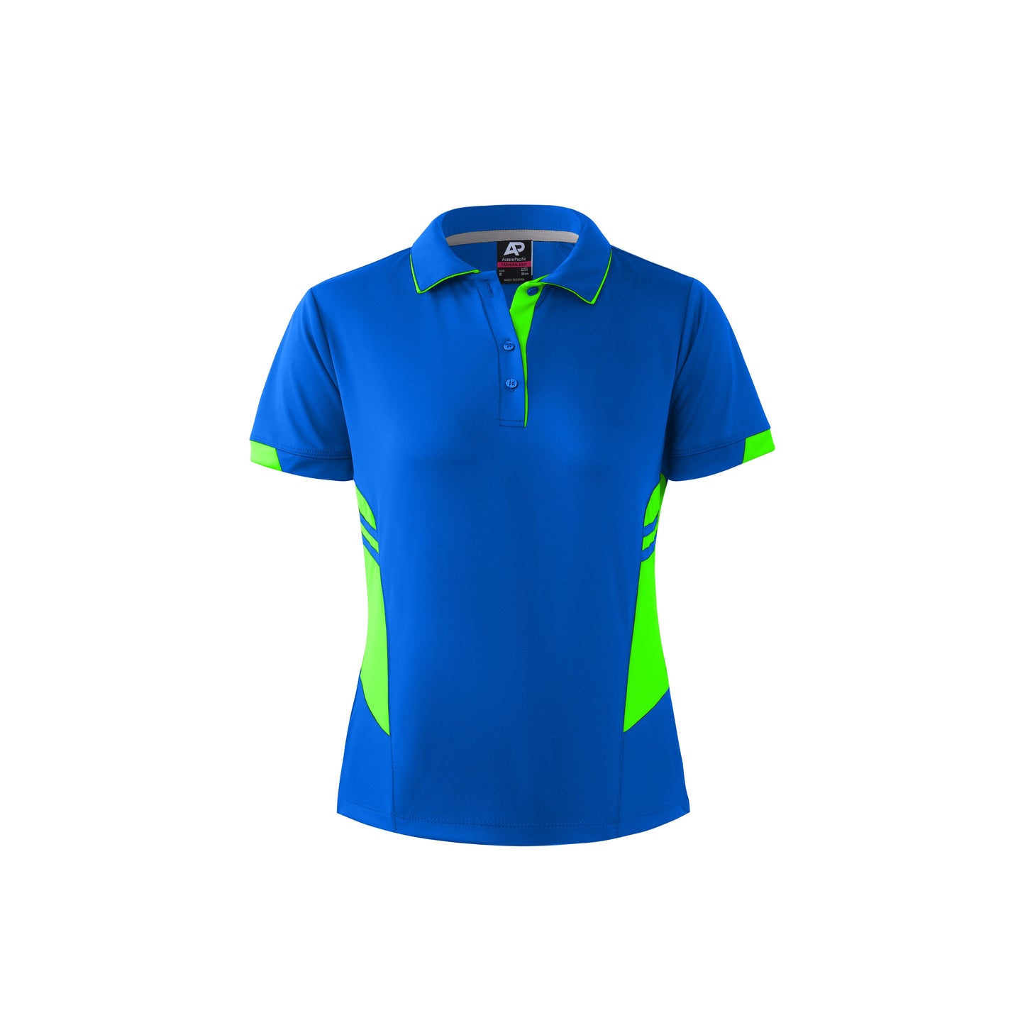 CYAN/NEON GREEN - Tasman Lady Polos