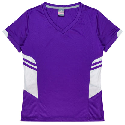 PURPLE/WHITE - Tasman Lady Tees